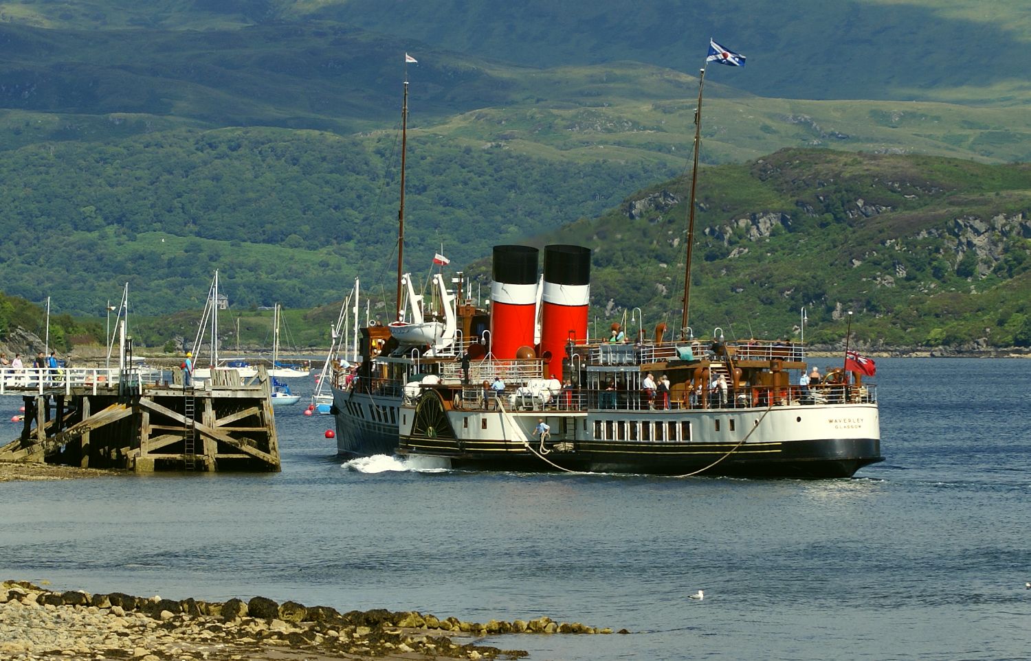 Sailing up the Clyde